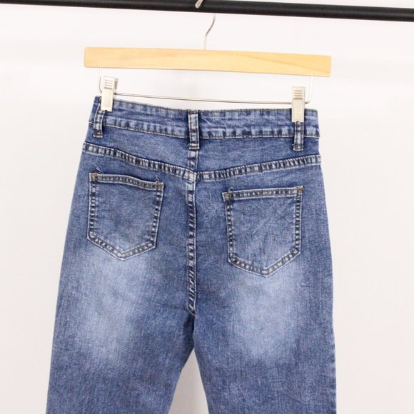 Flare High Rise Jeans with raw hem - size 26 - Tall girl friendly - Picture 7 of 7